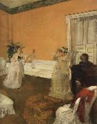 Edgar Degas The Song Rehearsal oil on canvas